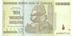 Зимбабве 10 триллионов долларов 2008 года P#88