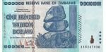 Зимбабве 100 триллионов долларов 2008 года P#91